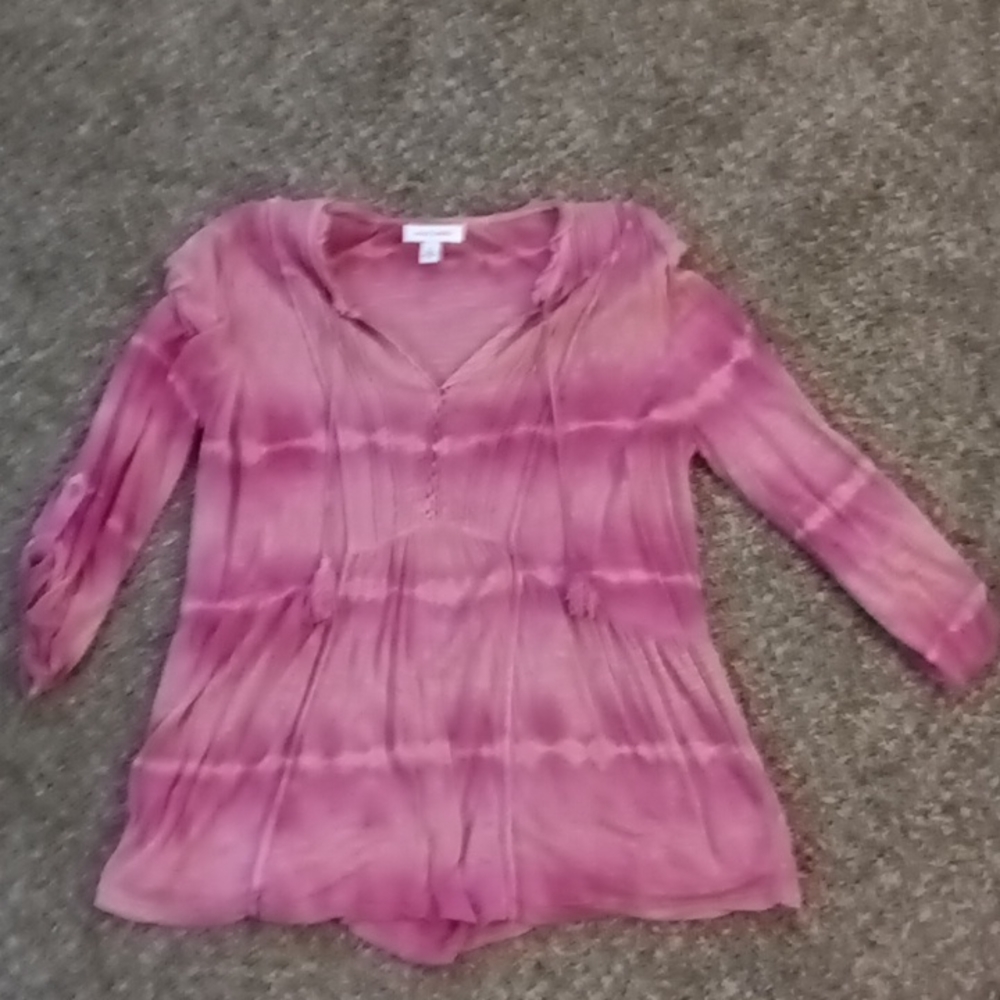 Vintage X America, M pink quarter sleeve shirt